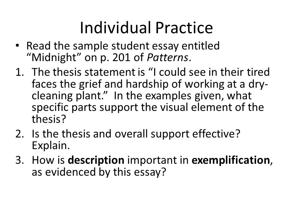 Exemplification essay on the most influential